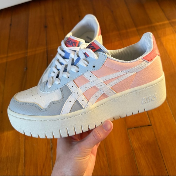 Asics Women’s Japan S PF Platform Sneakers | Size 8 | Pastel Pink and Blue - Picture 4 of 16